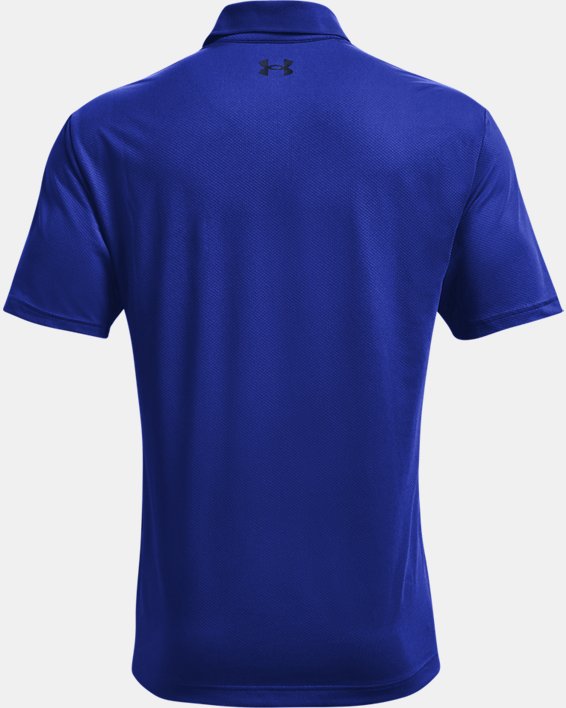Men's UA Performance Polo Textured, Blue, pdpMainDesktop image number 5